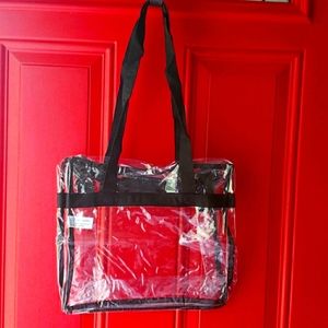 ☆NWOT☆ CLEAR STADIUM TOTE